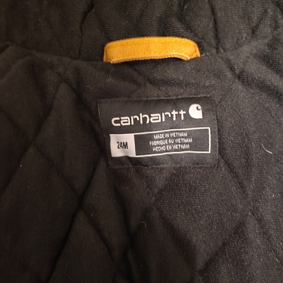 Carhartt Tan Hooded Jacket 2T - Picture 2 of 5